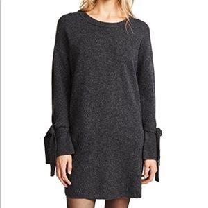 Madewell tie cuff sweater dress